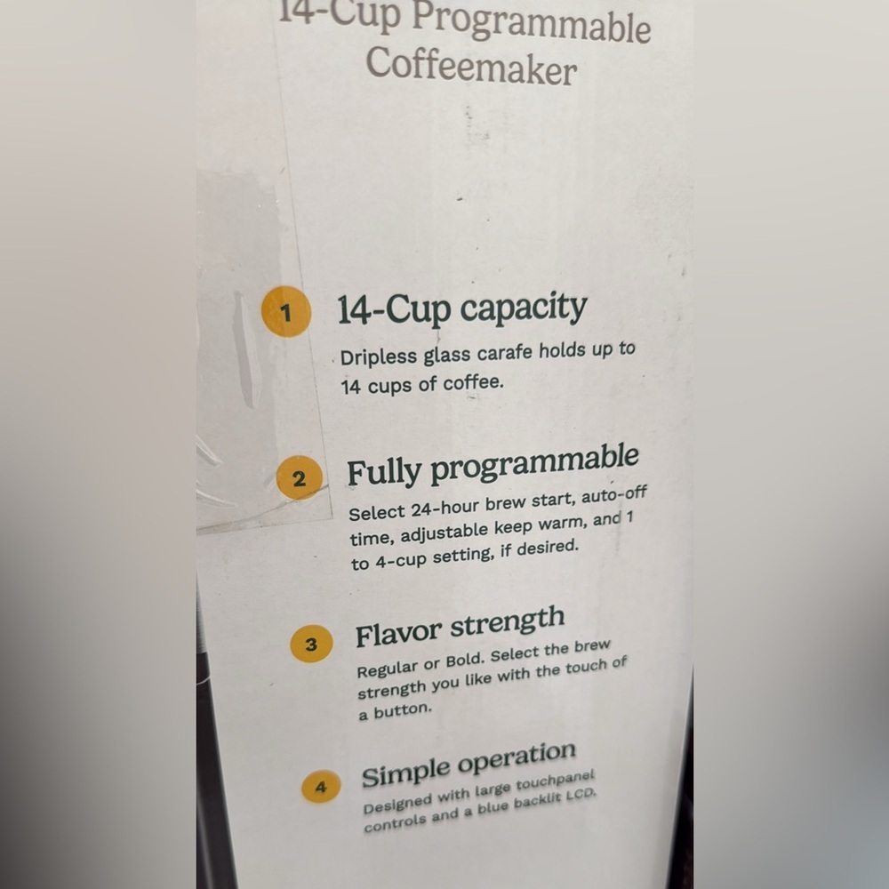 Cuisinart Programmable Brew coffee maker - Picture 4 of 4
